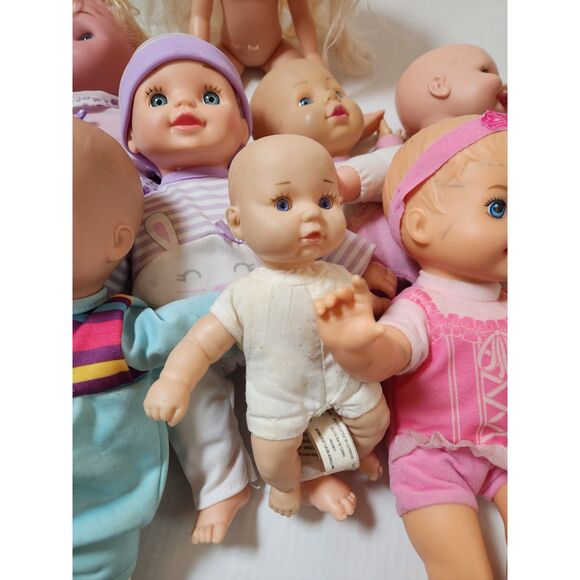 Doll Baby Lot of 9 – Needs TLC – Restoration Project - Picture 9 of 11